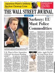  () Newspaper Front Page for 15 June 2011