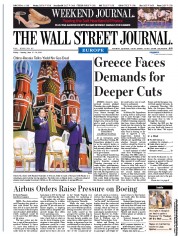  () Newspaper Front Page for 18 June 2011