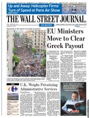  () Newspaper Front Page for 20 June 2011
