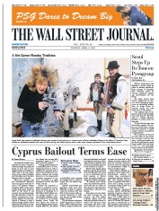  () Newspaper Front Page for 2 April 2013