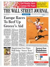  () Newspaper Front Page for 2 June 2011