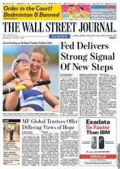  () Newspaper Front Page for 2 August 2012