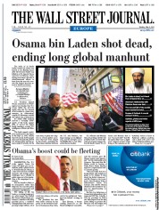  () Newspaper Front Page for 3 May 2011