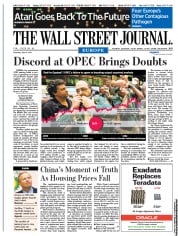  () Newspaper Front Page for 9 June 2011