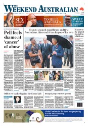 Weekend Australian (Australia) Newspaper Front Page for 10 November 2012