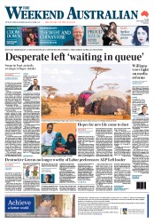 Weekend Australian (Australia) Newspaper Front Page for 14 July 2012