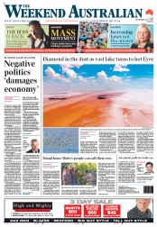 Weekend Australian (Australia) Newspaper Front Page for 15 December 2012
