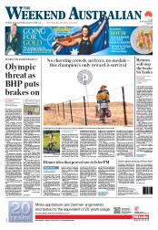 Weekend Australian (Australia) Newspaper Front Page for 28 July 2012