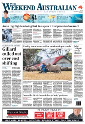 Weekend Australian (Australia) Newspaper Front Page for 8 December 2012