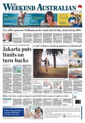 Weekend Australian (Australia) Newspaper Front Page for 9 November 2013