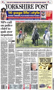  () Newspaper Front Page for 11 May 2011