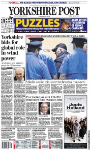  () Newspaper Front Page for 27 May 2011