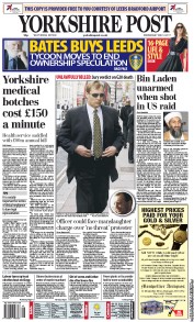  () Newspaper Front Page for 4 May 2011