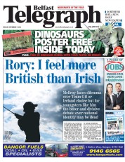  () Newspaper Front Page for 11 September 2012