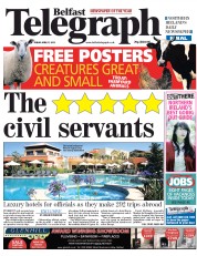  () Newspaper Front Page for 12 April 2013