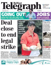  () Newspaper Front Page for 12 August 2011