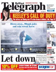  () Newspaper Front Page for 13 February 2014
