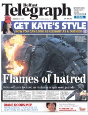  () Newspaper Front Page for 13 July 2011