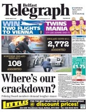  () Newspaper Front Page for 16 August 2011