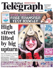  () Newspaper Front Page for 18 March 2013