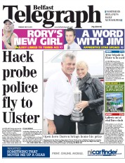  () Newspaper Front Page for 19 July 2011