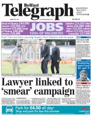  () Newspaper Front Page for 1 July 2011