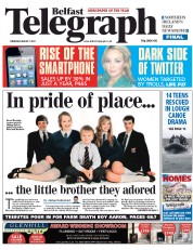  () Newspaper Front Page for 1 August 2013