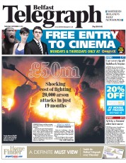  () Newspaper Front Page for 1 September 2011