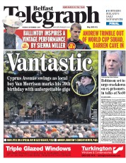  () Newspaper Front Page for 1 September 2015