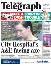  () Newspaper Front Page for 21 July 2011