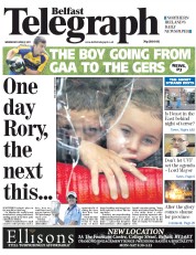  () Newspaper Front Page for 22 June 2011