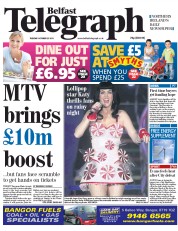  () Newspaper Front Page for 25 October 2011