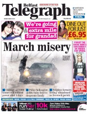  () Newspaper Front Page for 25 March 2013