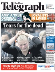  () Newspaper Front Page for 25 July 2011