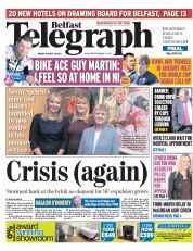  () Newspaper Front Page for 28 August 2015