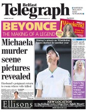  () Newspaper Front Page for 2 July 2011