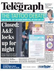 () Newspaper Front Page for 2 August 2011