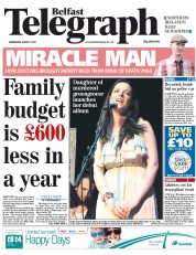  () Newspaper Front Page for 3 August 2011