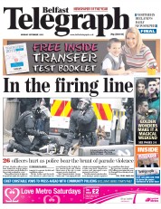  () Newspaper Front Page for 3 September 2012