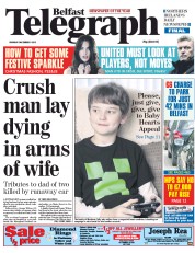  () Newspaper Front Page for 9 December 2013