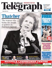  () Newspaper Front Page for 9 April 2013