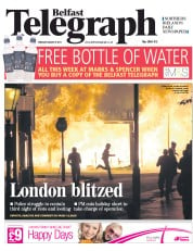  () Newspaper Front Page for 9 August 2011