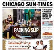 Front Page of Chicago Sun-Times newspaper from Chicago</a>
<!--DON