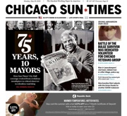 Front Page of Chicago Sun-Times newspaper from Chicago</a>
<!--DON