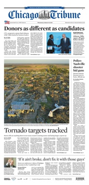 Front Page of Chicago Tribune newspaper from Chicago</a>
<!--DON