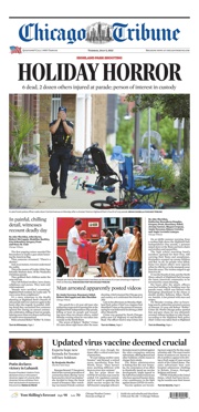 Front Page of Chicago Tribune newspaper from Chicago</a>
<!--DON