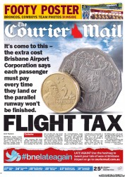 Courier Mail (Australia) Newspaper Front Page for 10 April 2013