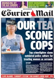 Courier Mail (Australia) Newspaper Front Page for 11 September 2013
