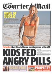 Courier Mail (Australia) Newspaper Front Page for 12 October 2013