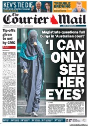 Courier Mail (Australia) Newspaper Front Page for 12 June 2013